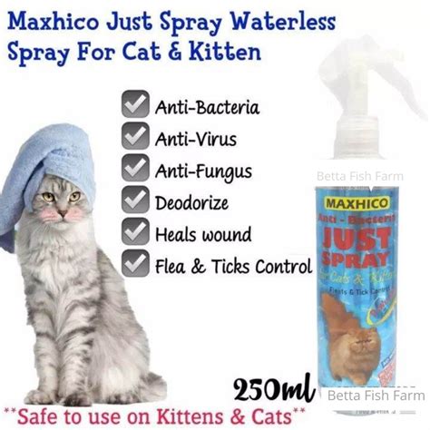 Ubat Kurap Kucing Ubat Kutu Kucing Flurry Spray 250ml Shopee Malaysia