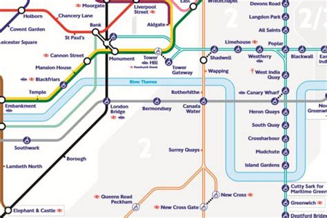 New Tfl Tube Map Includes Which Stations Are Less Than A 10 Minute Walk