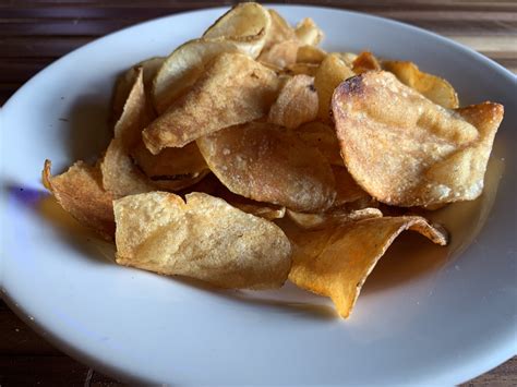 Homestyle Fried Potato Chips Main Tavern On The Tracks