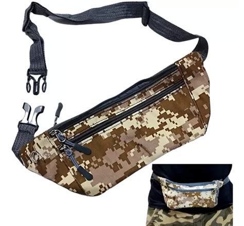 Pochete Masculina T Tica Militar Nylon Camuflada Bolsa Mercadolivre