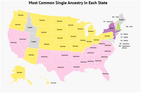 Us Ancestry Map