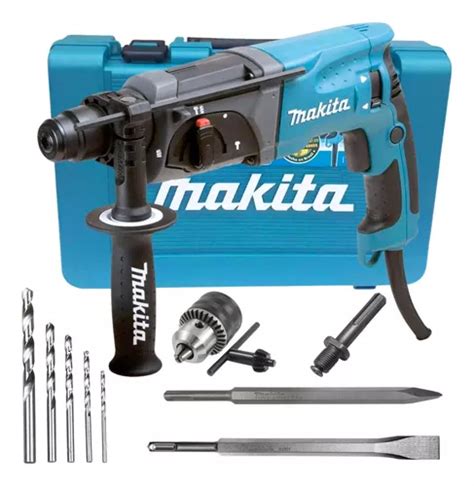 Martelete Combinado Sds Hr2470 800w Makita Kit Ferramentas