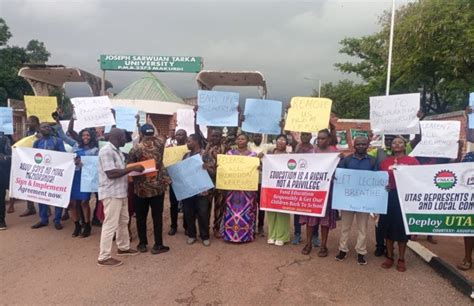 Benue Varsity Asuu Protest Non Implementation Of Agreement