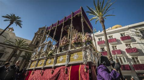 Semana Santa de Cádiz 2022 Horario e itinerario de la cofradía de la