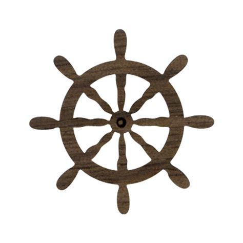 Wooden Captains Wheel Symbol