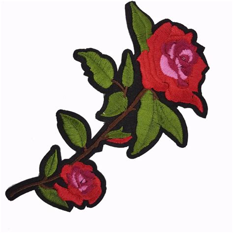 Free Shipping New Fashion Nice Flower Patch Embroidered Iron On Patches