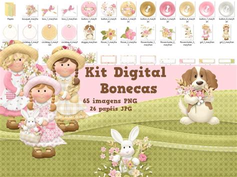 Kit Digital Boneca De Pano No Elo Up Kits Digitais Dccc Images