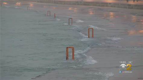 Rain Falling Hard As City Braces For Lakeshore Flooding Youtube