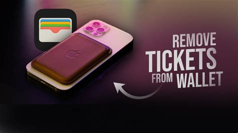 How To Remove Tickets From Apple Wallet Tutorial YouTube