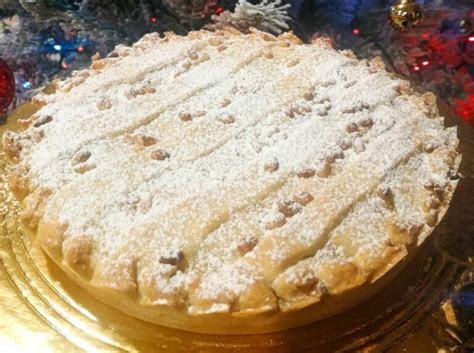 Crostata Delle Feste Della Nonna Con Crema Dolce Ripieno Cremoso