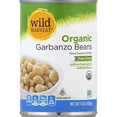 Wild Harvest Organic Garbanzo Beans 15 Oz Kroger