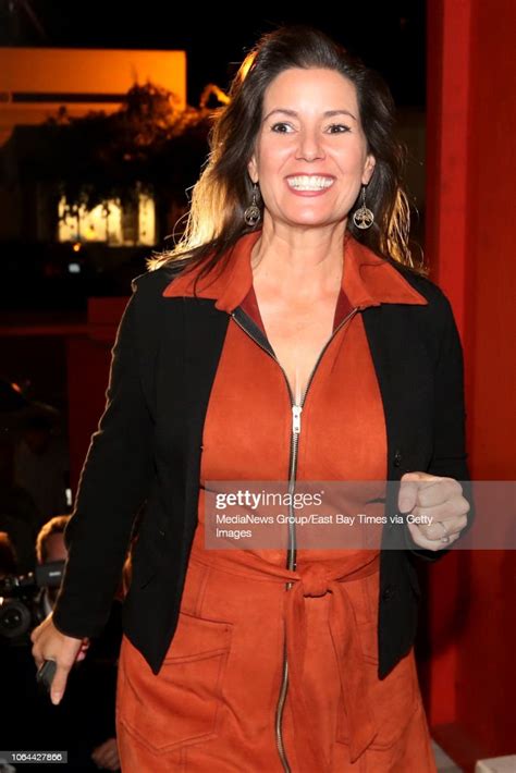 Oakland Mayor Libby Schaaf Arrives To Her Campaign Headquarters As