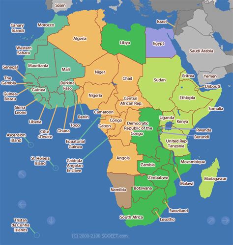 Africa Time Zone Map Verjaardag Vrouw 2020