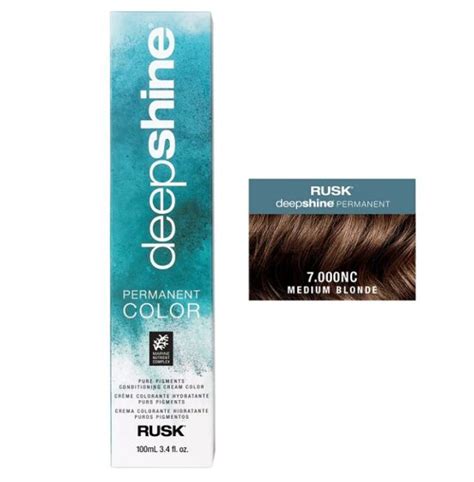 Rusk Deepshine 7000nc Medium Blonde Permanent Hair Colour