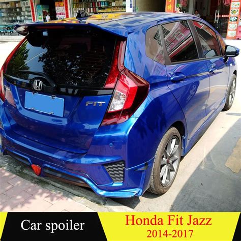 For Honda Fit Spoiler Abs Material Car Rear Wing High Quality For