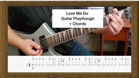 The Beatles Love Me Do Guitar Chords Lesson Playthrough Youtube