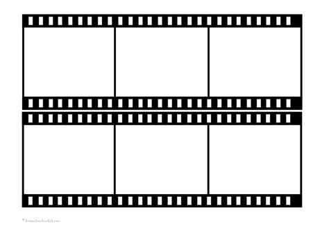 Film Strip Template Printable Teaching Resources Print Play Learn