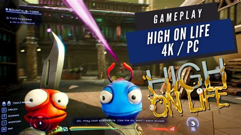 High On Life Pc Gameplay Demo 4k Gamescom 2022 Youtube