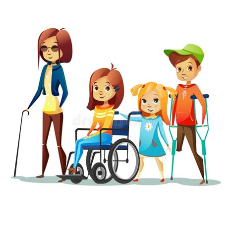 Handicapped Children Stock Illustrations 1254 Handicapped Children