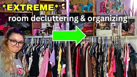 Extreme Room Decluttering Space Saving Organization Hacks Youtube