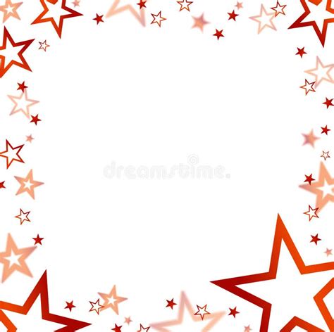 Christmas Banner With Colored Stars Stock Vector Illustration Of