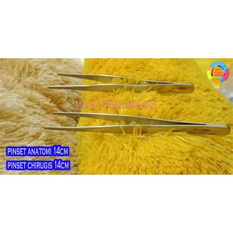 Jual Pinset Anatomis Chirurgis Onemed 14cm Pincet Anatomi Pinset