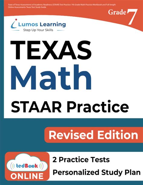 Texas Staar Test Prep Th Grade Math Practice Workbook And Full Length