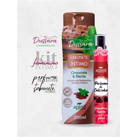 Kit Feminino Itens Sabonete Intimo Perfume De Calcinha Apinil