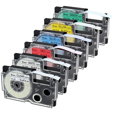 Casio Ez Label Printer Tape Cartridge 9mm X 8m Shopee Malaysia