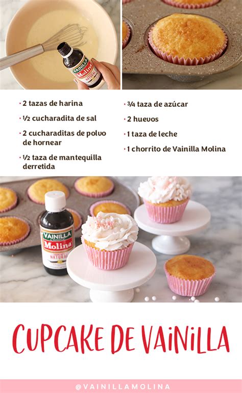 Aprende La Receta De Unos Cupcakes De Vainilla Caseros Conoce Aqu El