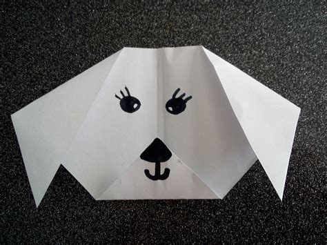 Comment Faire Un Pliage Chien Origami Facile Pour Les Petits