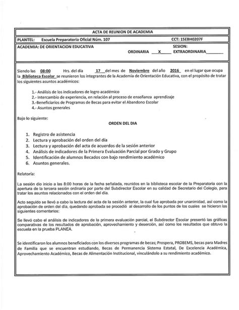 Acta Orientacion PDF Descarga Gratuita