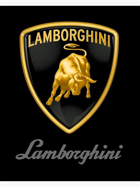 "grey lambo" Poster for Sale by Margaretaldonad | Redbubble