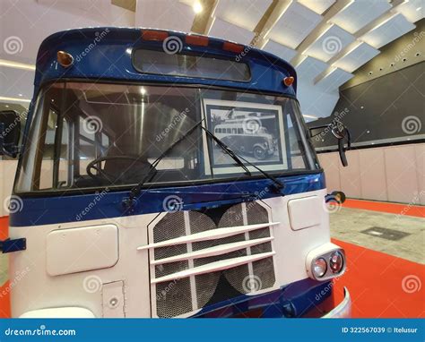 Classic Indonesian Bus At The Busworld South East Asia Exhibition