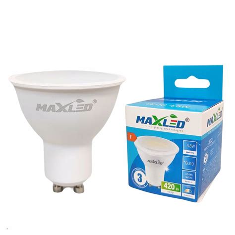 Ar Wka Led Reflektor Halogen W Gu Lm K Zimna Maxled