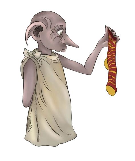 Oc ‘a Sock By Any Other Name Dobby Fan Art Done For The Six Fan Arts Challenge R