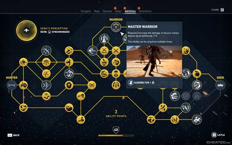 Assassin S Creed Origins Guide Walkthrough Ability Points