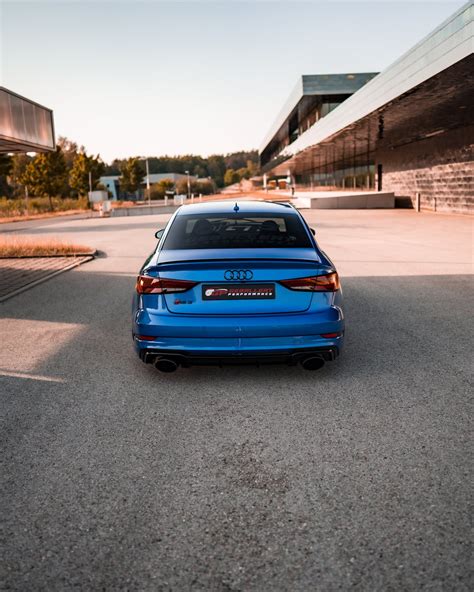 A Blue Audi Car on the Road · Free Stock Photo