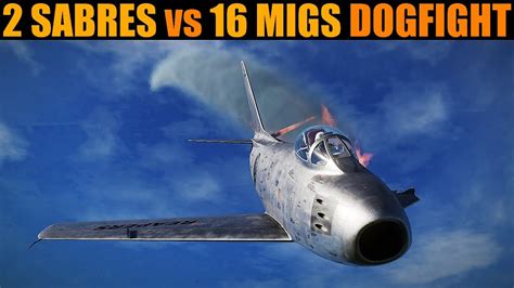 1953 Col Ralph Parr 2 X F 86 Vs 16 X Mig 15 Dcs World Reenactment Youtube