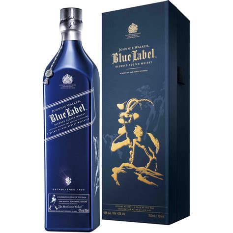 Johnnie Walker Blue Label Year Of The Ram Limited Edition Blended Scotch Whisky 750ml Bottle