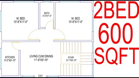 Small House Plans Under 600 Sq Ft