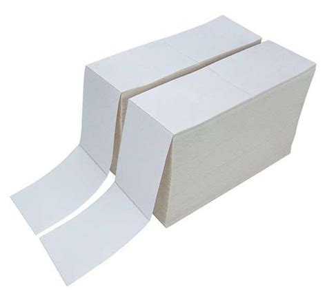 Liked 6000 Labels Fanfold 4 X 6 Direct Thermal Labels With