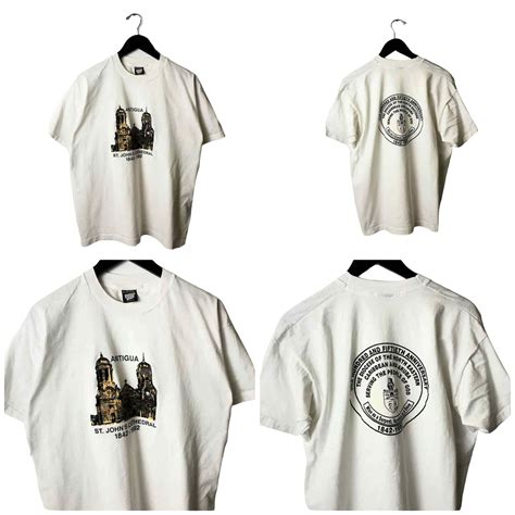 Vintage 1992 Vintage Antigua St John's Cathedral T Shirt 90s XL | Grailed