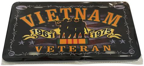 Vietnam Veteran License Plate SKU 7065 | militarywholesale