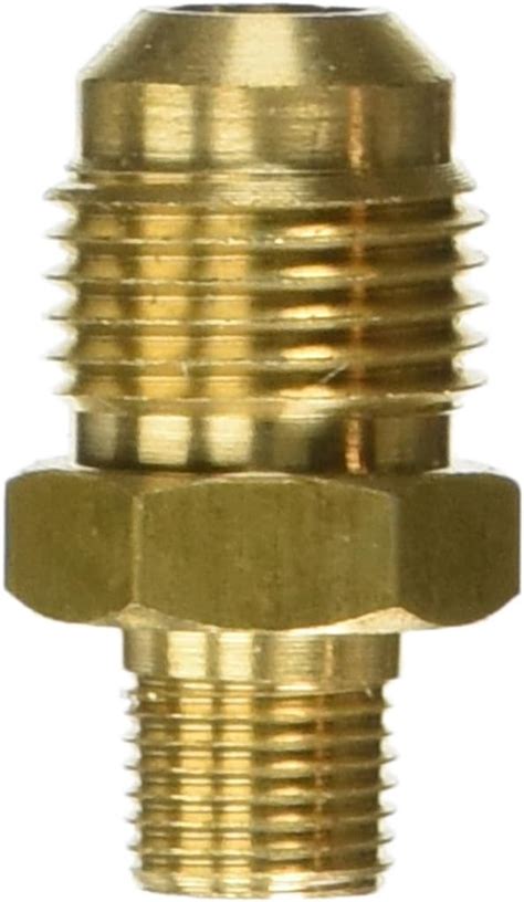 Orifice Connector Brass 38 Inch Flare M X 18 Inch Mnpt 2 Count Industrial