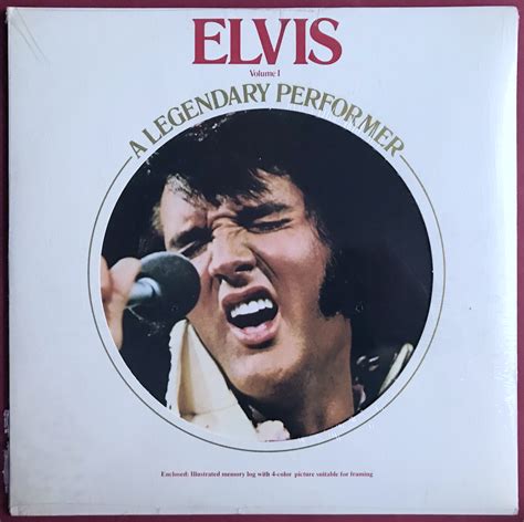 Nostalgipalatset Elvis Presley A Legendary Performer Vol Us Orig