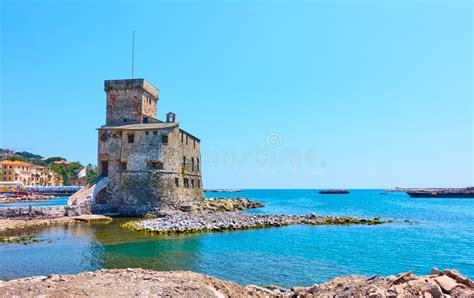 Rapallo Castle, Italy stock image. Image of landmark - 14374101