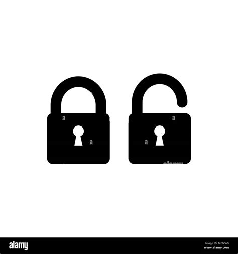 Locked Symbol Stock Vector Images Alamy