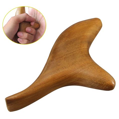 1pc Body Trigeminal Massage Wood Massager Reflexology Wooden Spa Therapy Tool Good Sale In