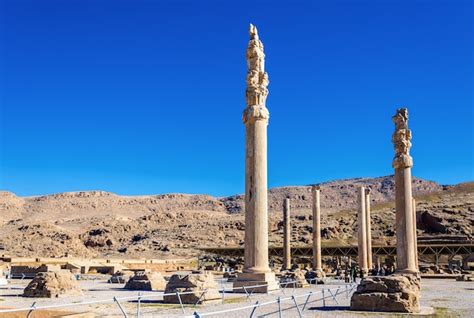 Premium Photo | Ruins of apadana palace at persepolis - iran